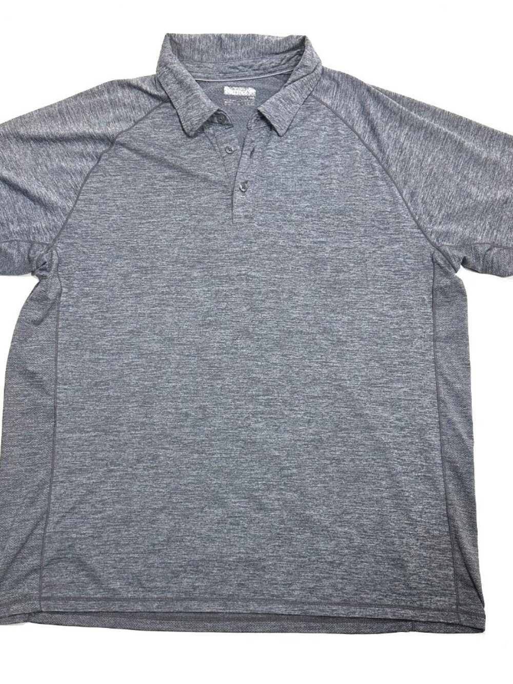 Marmot Mens XL Gray Heather Performance Polo Shirt Short Sleeve Outdoor Golf